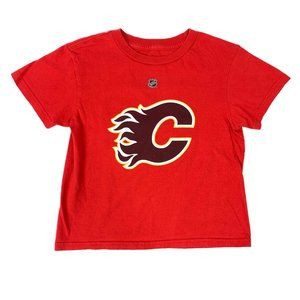 3/$25 Calgary Flames Johnny Gaudreau Youth T-Shirt - Red, Size 6X